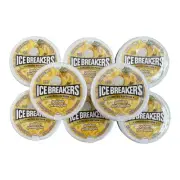 8 Pack Ice Breakers GOLDEN PINEAPPLE Sugar Free Mints Limited Edition BB 12/25