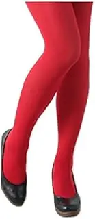 [Amaryllis] Women's Footed Red Colour 80 Denier Opaque Pantyhose Stockings Hosiery Tights