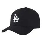 韓國正品 MLB LOS ANGELES DODGERS 棒球帽 黑色大LOGO LA帽子