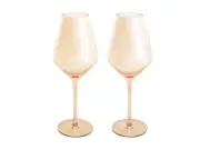 Maxwell & Williams: Glamour Wine Glass Set - Coral (Set of 2)