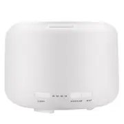 Clear White Air Humidifier Essential Oil Diffuser Ultrasonic Mist Maker Ultrasonic Aroma Diffuser Atomizer Color LED, Capacity: 500ml, DC 24V, US Plug