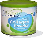 ReGenos Bone Health Collagen, Regenos Collagen, Bioactive Collagen Peptides Powder Supplement, Hydrolyzed Collagen, Unflavored Collagen, Protein, Gluten Free, Kosher, 30 Day Supply (2 Pack)