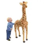 35-140CM Big Plush Giraffe Toy Doll Large Stuffed Animal Soft Doll Kid Best Gift