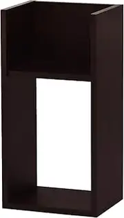 Shirai Industrial COB-3060DK CD DVD Rack, U-Shaped Rack, Dark Brown, Width 23.2 inches (59 cm), Height 11.6 inches (29.5 cm), Depth 9.2 inches (23.4 cm)