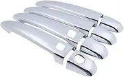 ATATNK Compatible for Lexus LS XF30 430 2001 2002 2003 2004 2005 2006 Luxuriou Chrome Door Handle Cover Catch Trim Set Car Styling Accessories ABS(2 Button 4 Door)