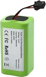 Robot Vacuum Cleaner Parts 14.4V 2800mAh Battery ，Compatible for Eufy ，Compatible for RoboVac， 15C 15T 25C 30 30C 35C MAX G10 G15 G20 G30 Hybrid Edge