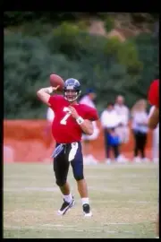 Quarterback Tony Corbin San Diego Chargers prepares to pass the ba- Old Photo