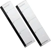 2pcs Transparent Screen Side Memo Board Easy Install Sticky Computer Message Notes Holder for Office Desk Organization Multifunctional Memo Message Board for Clear Reminders