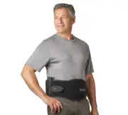 Aspen Medical Evergreen Lumbar 637 Support Back Brace Black Adjustable L0637 New