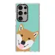 Galaxy S24 Ultra 透明手機殼 Shiba Inu peeking funny mint gender neutral doge happy gift for dog person iphone6 shiba inu cell phone case