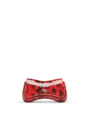 [Diesel] Diesel - Play-Glossy clutch with print - Clutches - Woman - Red UNI Red