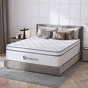 King Size Mattress 12 Inch, King Mattress in a Box, Medium Firm, Pocket Spring and Soft Foam, Pressure Relief, Motion Isolation