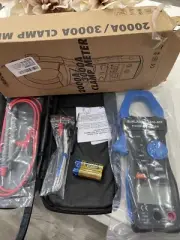 Bluetooth Clamp Meter, Digital Multimeter AC DC TRMS 6000 Count, Voltage Current