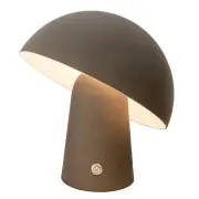 New Oriental Grey Mushroom Rechargeable Table Desk Lamp