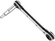 Ratchet Wrench Ratcheting Service Wrench 3/8 To 1/4 With Hex Bit Adapter For A