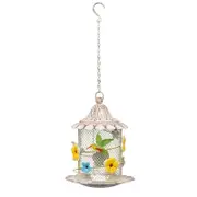 Willow & Silk Hanging Mesh Floral Melody Bird feeder