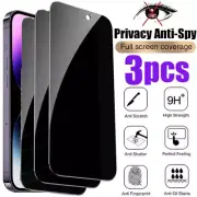 Privacy Tempered Glass Screen Protector for iPhone XR 11 12 13 14 15 16 Pro Max