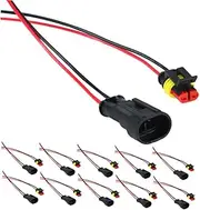 Wire Connector Set 12pcs Car Electrical Terminals Weatherproof Socket Long-lasting Easy Installation Kit