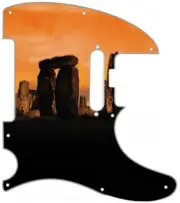 Pickguard Graphical to fit Fender Telecaster Guitar 8 Hole ELITE Stonehenge