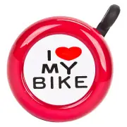 Sunlite Bicycle Bell-metal top with adjustable strap-Red