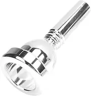 Trombone Mouthpiece, Tenor Large Shank Mouth Piece Metal 12.7mm 5G Trombone Accessory Replacement TR 03 For Baritone and Trombone (Silver)