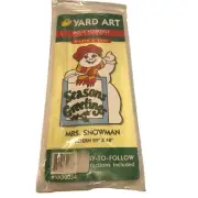 Yard Art Simple & Easy Do-It-Yourself Pattern - Mrs. Snowman woodworking