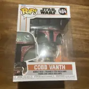 Funko POP! COBB VANTH #484 WITH PROTECTOR. -Star Wars The Mandalorian
