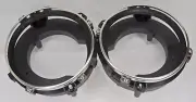 LH & RH Headlight Bulb Brackets Buckets fits Jeep Wrangler 97-2006 110383 110384