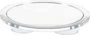 NOLITOY Bathroom Makeup Mirror Round Bathroom Mirror Triple Suction Cup Mirror Stick on Wall Mirror Magnifying Vanity Mirror Magnifying Mirror Suction Cup with Lights Glass Travel