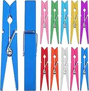 100 Pcs Wooden Clip Mini Clothes for Photo Small Wood Closepins Clips Laundry Wood Clothing Pegs L Brackets Heavy Duty Colored Clothespins for Craft Multifunction Paper Clip