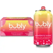 Sparkling Water, Strawberry Sunset, Zero Sugar & Zero Calories, Seltzer Water, 1