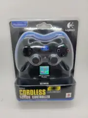LOGITECH Cordless Action Controller PLAYSTATION 2 PS2 BRAND NEW IN PACKAGE NICE!