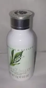 crabtree evelyn lily of the valley talcum 0.5 oz travel