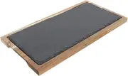 Alipis Rectangular Solid Wood Pallet Salad Plate Steak Supply Multi-Function Pizza Tray for Household Serving
