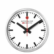 Mondaine Officaial Swiss Railways Smart Wifi Stop2Go Wall Clock