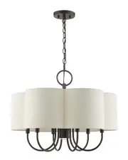 Livex Lighting Solstice Bronze 7 Light Chandelier