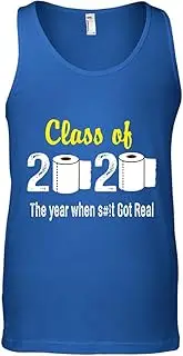 [keoStore] Class of 2020 The Year When Shit got Real Quarantined Seniors 2020 Classic Men's Tank Top