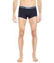 HUGO BOSS Trunk Smooth Boxer Brief Underwear sz 2XL XX-Large Navy Blue Space Dye