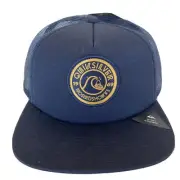Quiksilver 1969 Zip Trippy Parisian Night Trucker Adjustable Snapback Hat Cap