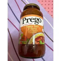 在飛比找蝦皮購物優惠-prego 義大利麵醬680g~番茄羅勒大蒜口味～全新