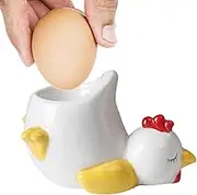Ceramic Egg Holder | Cute Chick Design Egg Cup Stand - Adorable Breakfast Tableware for Eggs, Funny Animal-Themed Kitchen Decor, Perfect for Dining Kitchen Or Home Display