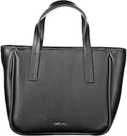 [Calvin Klein] REFINE MINI TOTE CK BLACK Tote Bag, Black, One Size