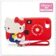 ♥小花花日本精品♥Hello Kitty懷舊 拿花 照相機版 造型 矽膠 iPhone 7手機殼 附背繩00412902