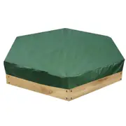 Square Hexagon Oxford Cloth Cover Sandbox Cover Drawstring Sandbox Sandpit Dustproof Cover Canopy Waterproof Shelter Garden Farm