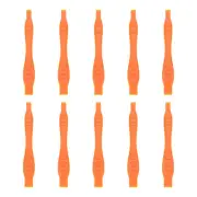 10pcs Plastic Pry Spudger Tool, Orange Phone Opening Pry Spudger