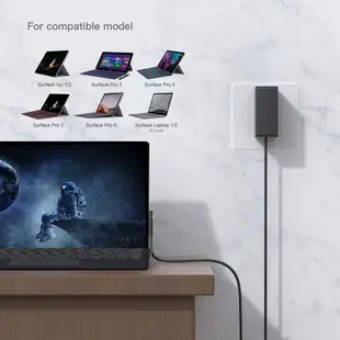 ♂原裝微軟電源Microsoft Surface Go1 2 3 pro4 M3便攜充電器
