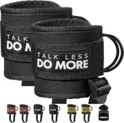 2 Pack Adjustable Ankle Straps for Cable Machines Women Glute Kickbacks Gym