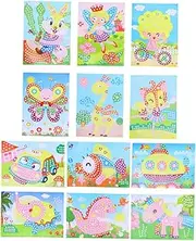 OFFIGAM 1set Eva Mosaic Sticker for Boy Girl Unique Designs Safe Crafting Supplies for Creative Learning and Hand-Eye Coordination Educational Plaything for Boy Girl