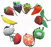 10 PCS Fruit Bags Reusable Shopping Bags Foldable Shopping Bag Suitable for Traveling and Going Out