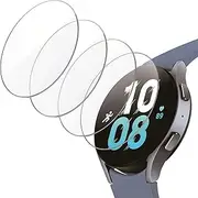 USTIYA 4x Glass for Samsung Galaxy Watch 6/Galaxy Watch 5/Galaxy Watch 4 40 mm Screen Protector templado Glass